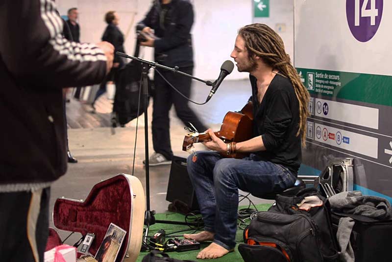 هنر نوازندگی در مترو پاریس