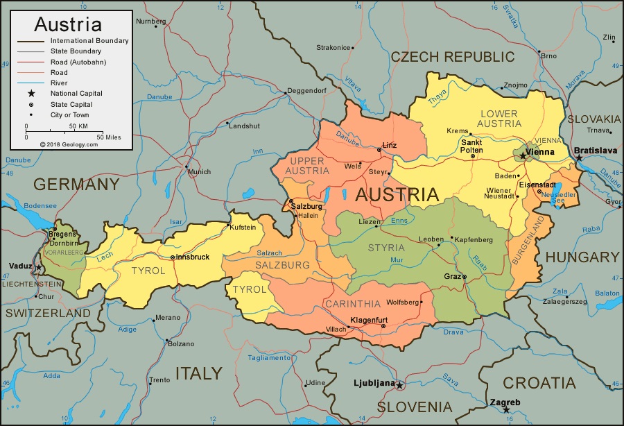 معرفی کشور اتریش