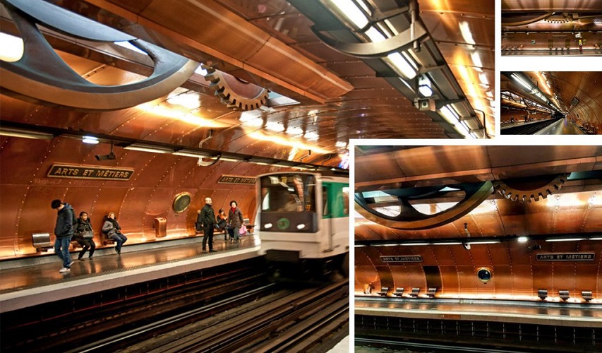 ایستگاه متروی هنر و صنعت پاریس