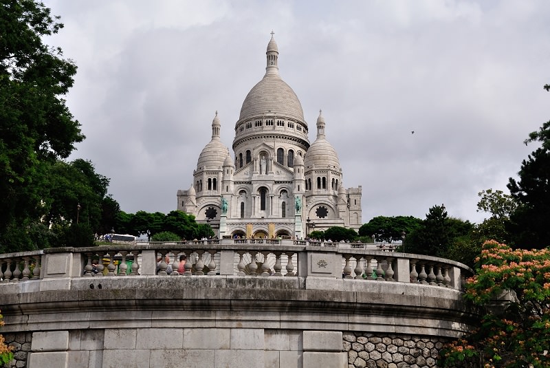 نمای ظاهری کلیسای سکره کور پاریس