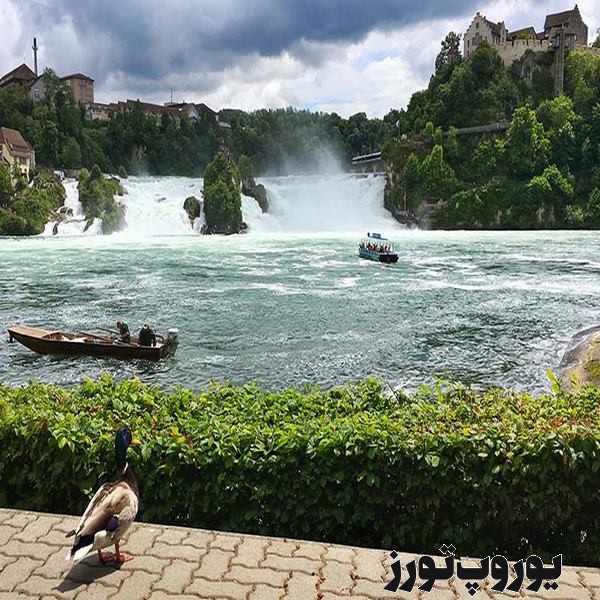تفریحات آبشار راین در سوئیس