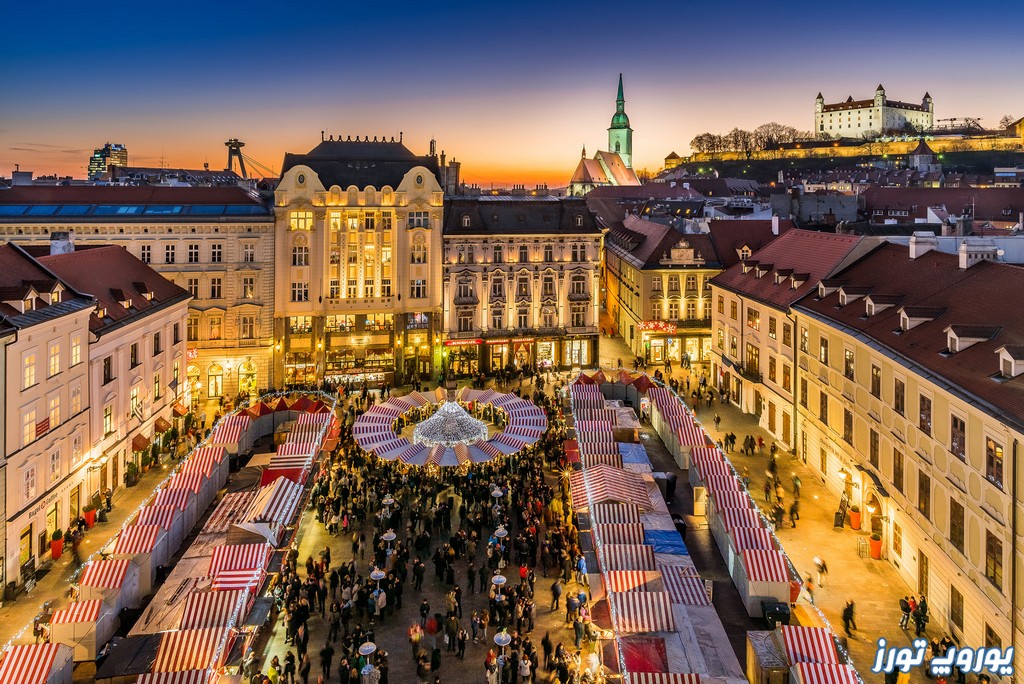 آشنایی کامل با بازار کریسمس براتیسلاوا | یوروپ تورز