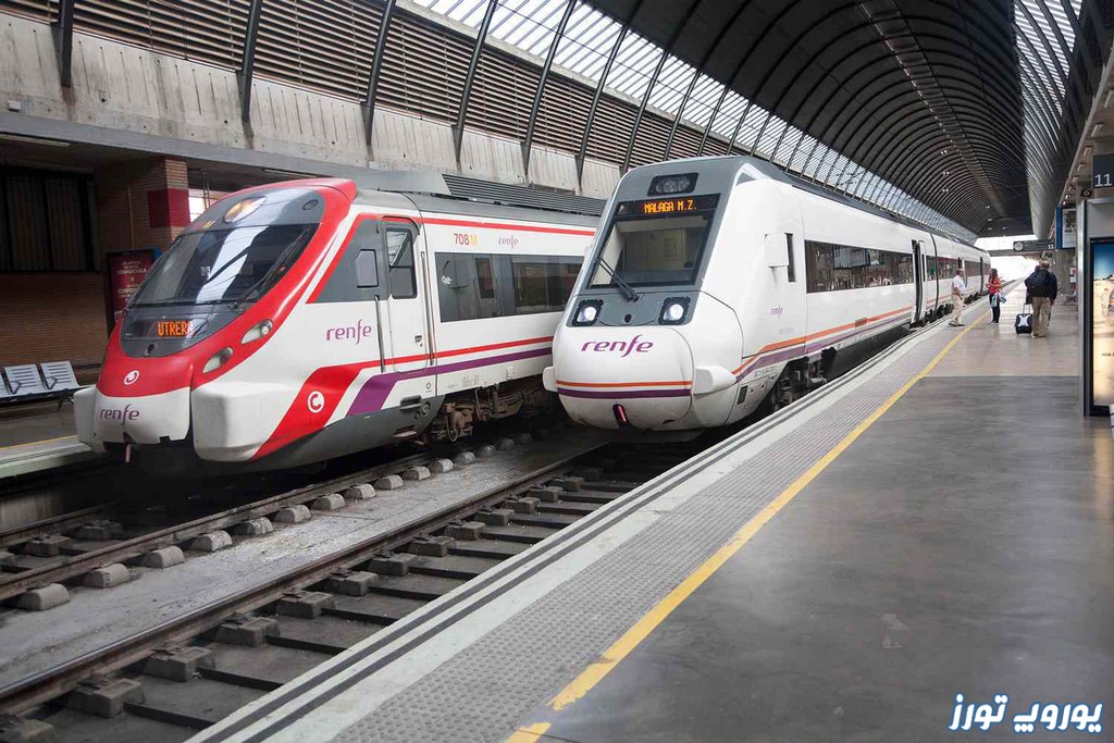 راهنمای بلیط قطار اسپانیا | یوروپ تورز