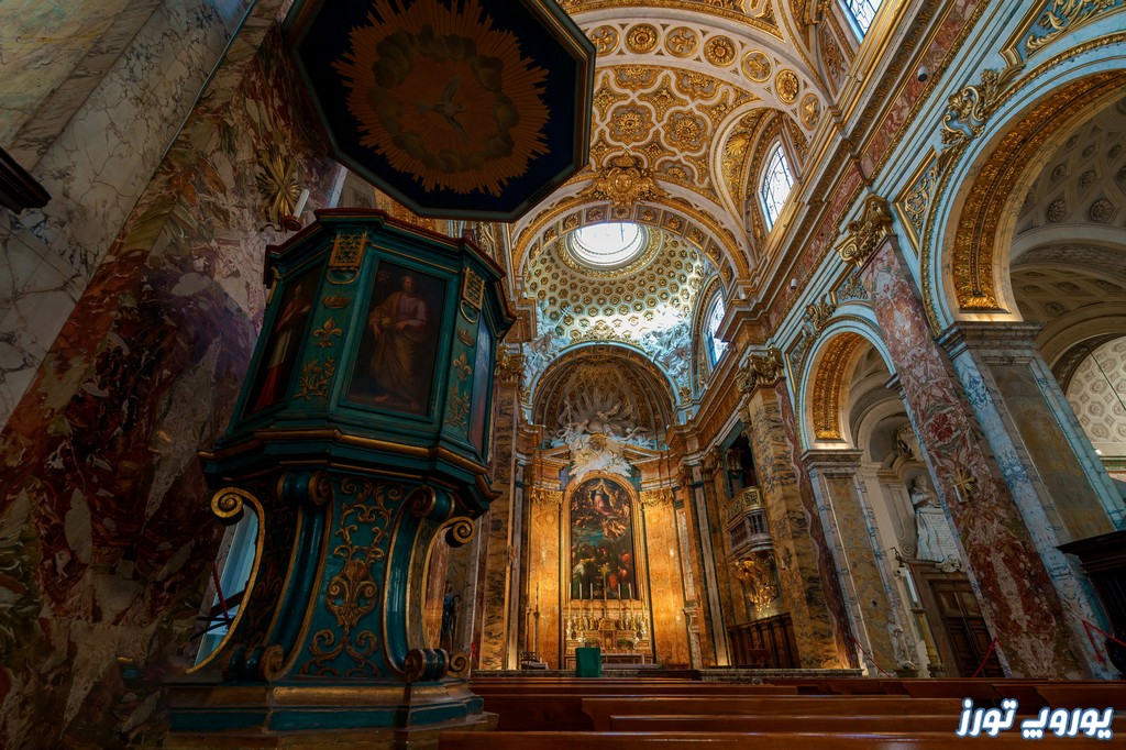 بازدید از کلیسای سان لویجی دی فرانسیس رم | یوروپ تورز