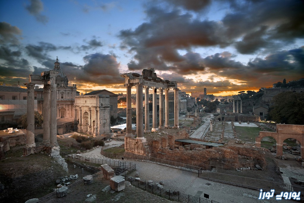 معماری فروم شهر رم | یوروپ تورز