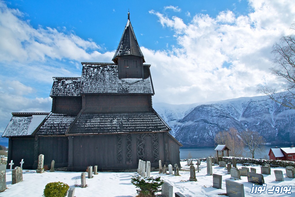 نمای بیرونی کلیسای چوبی اورنس نروژ | یوروپ تورز