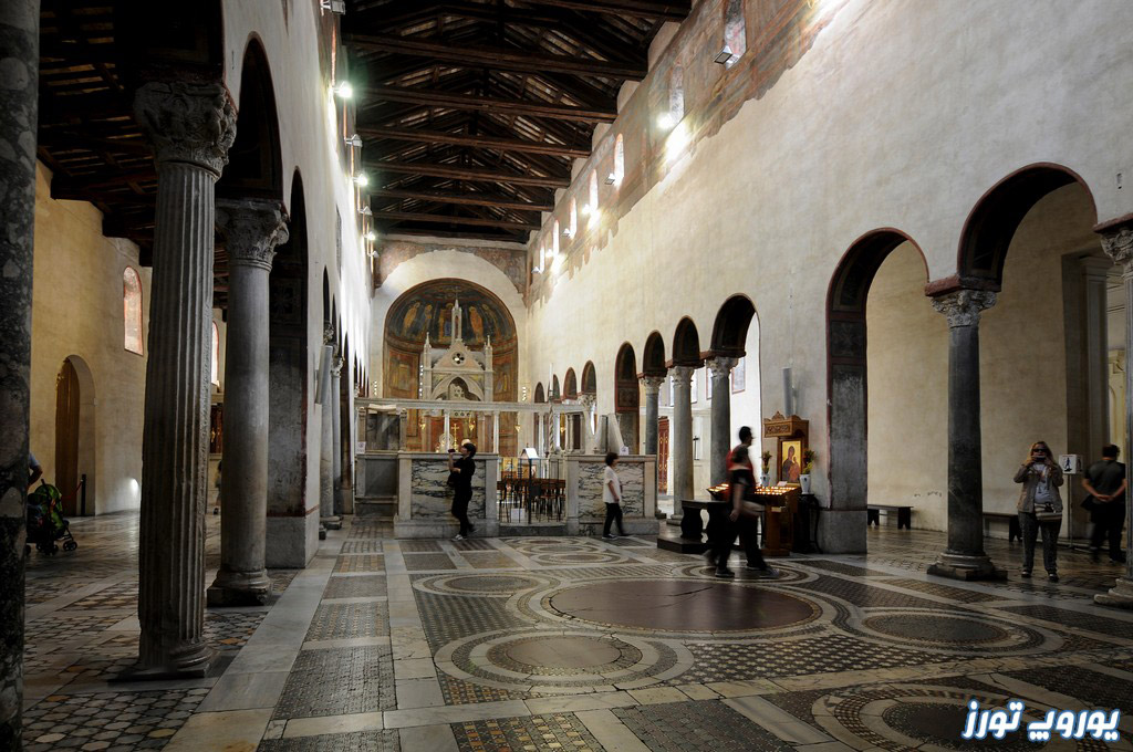 بازدید از کلیسای سانتا ماریا این کوسمدین شهر رم با تور رم | یوروپ تورز