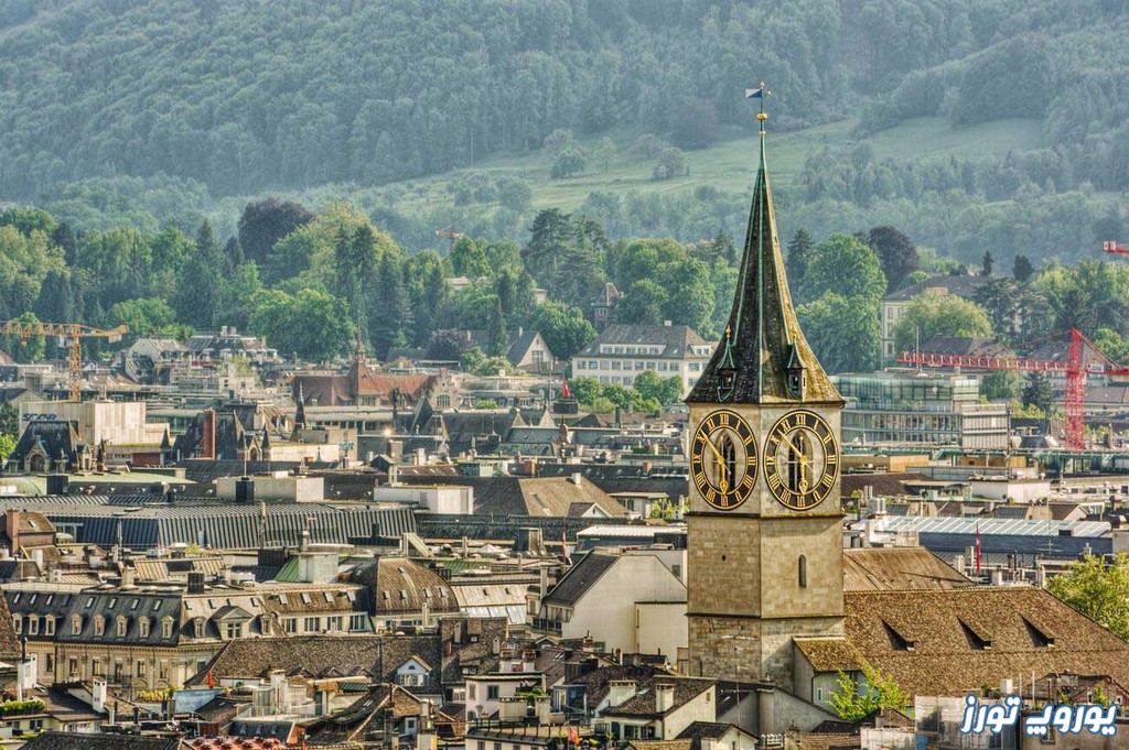 کلیسای سن پتر در تور زوریخ | یوروپ تورز