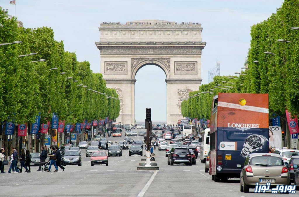 درباره پاریس و خیابان شانزلیزه آن | یوروپ تورز