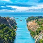 کانال کورینتوس | یکی از مهم‌ ترین مسیر های دریایی یونان - سانتورینی