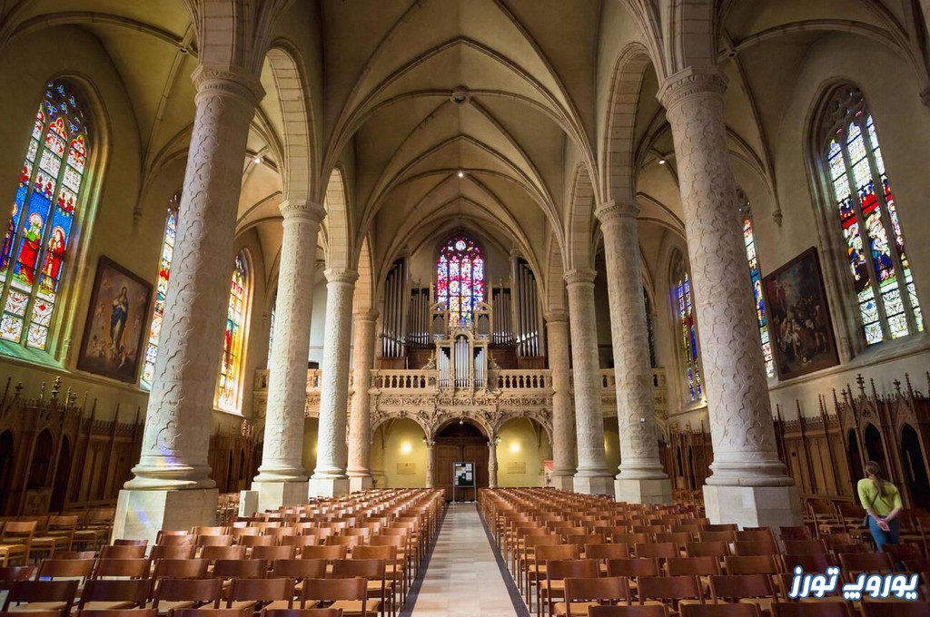 فضای داخلی کلیسای جامع نوتردام لوکزامبورگ | یوروپ تورز 